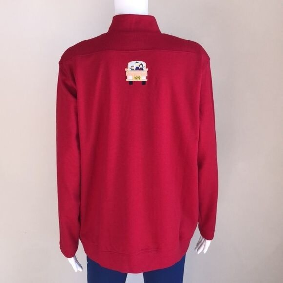 Vintage BECHAMEL Mom's Taxi Patch Jacket in Red - L - Picture 4 of 10